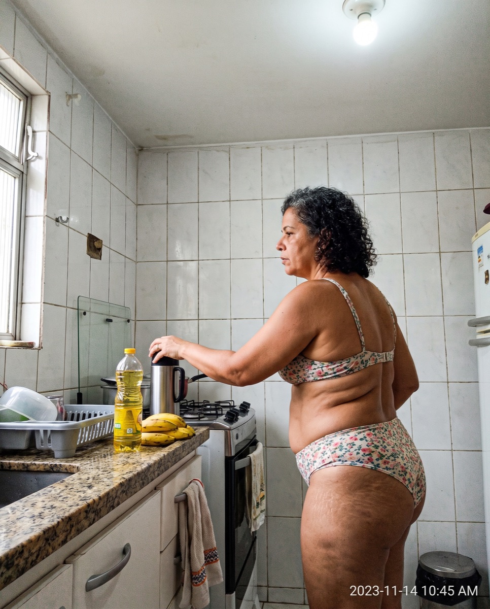 Minha mãe — antes de começar