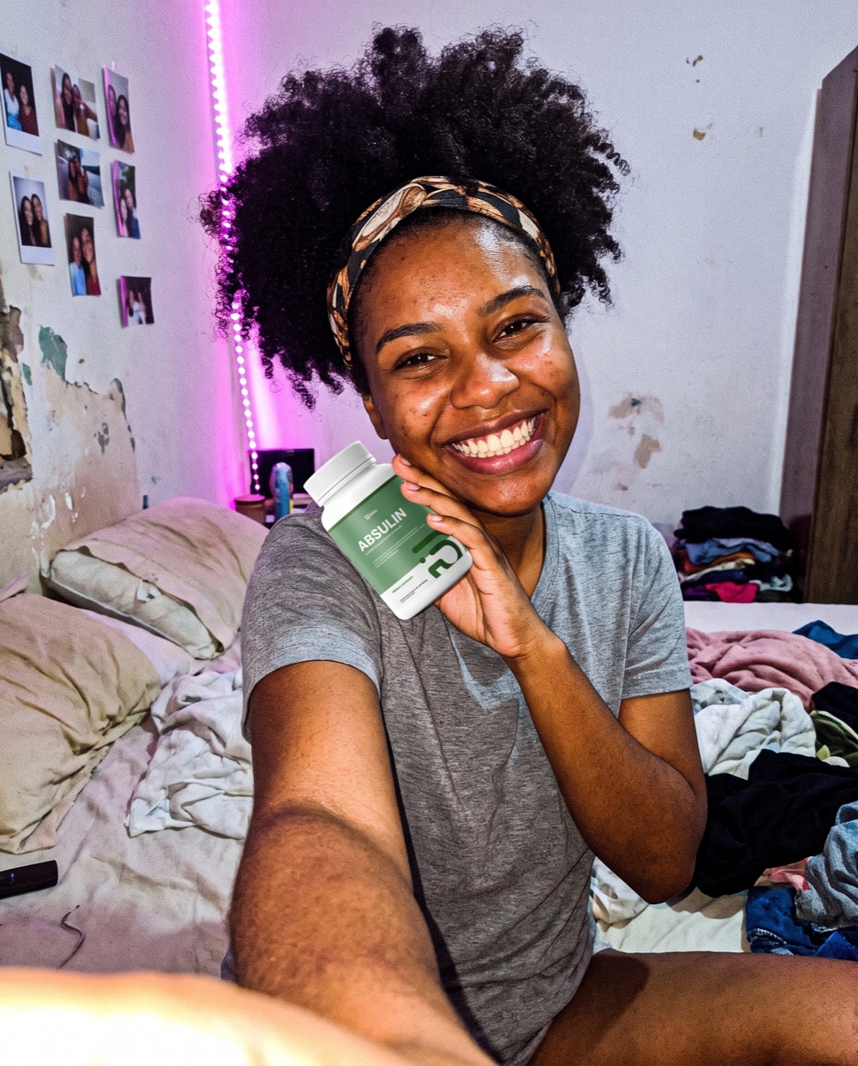 Paciente com o Absulin no quarto